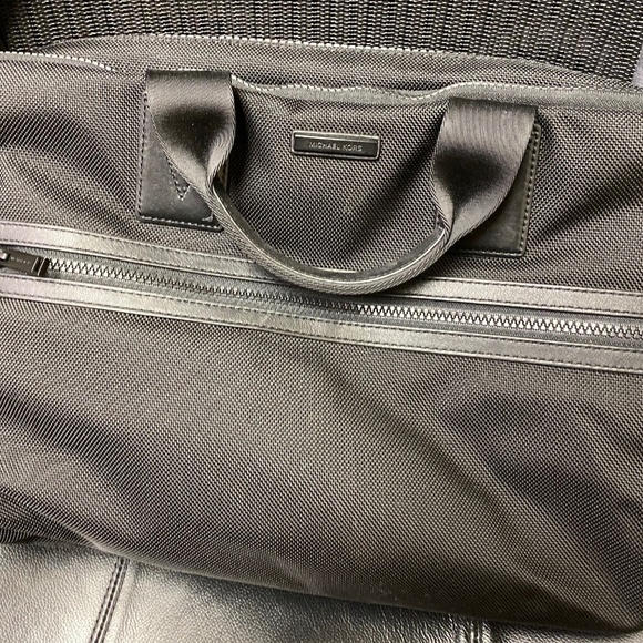 Michael Kors Men Nylon and Leather Briefcase - Picture 1 of 4